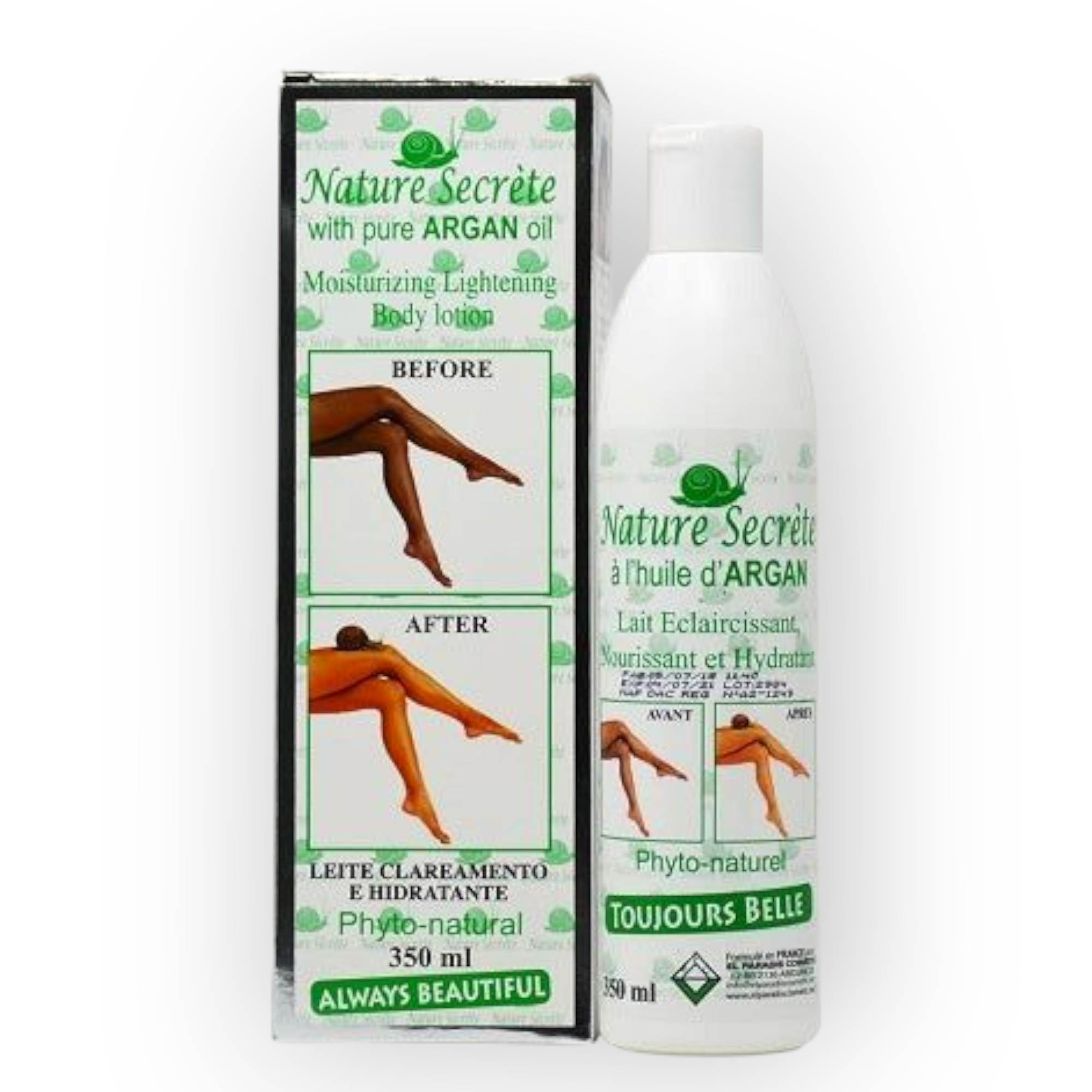 Nature Secret with Pure Argan Oil Moisturizing Lightening Body Lotion - 350ml