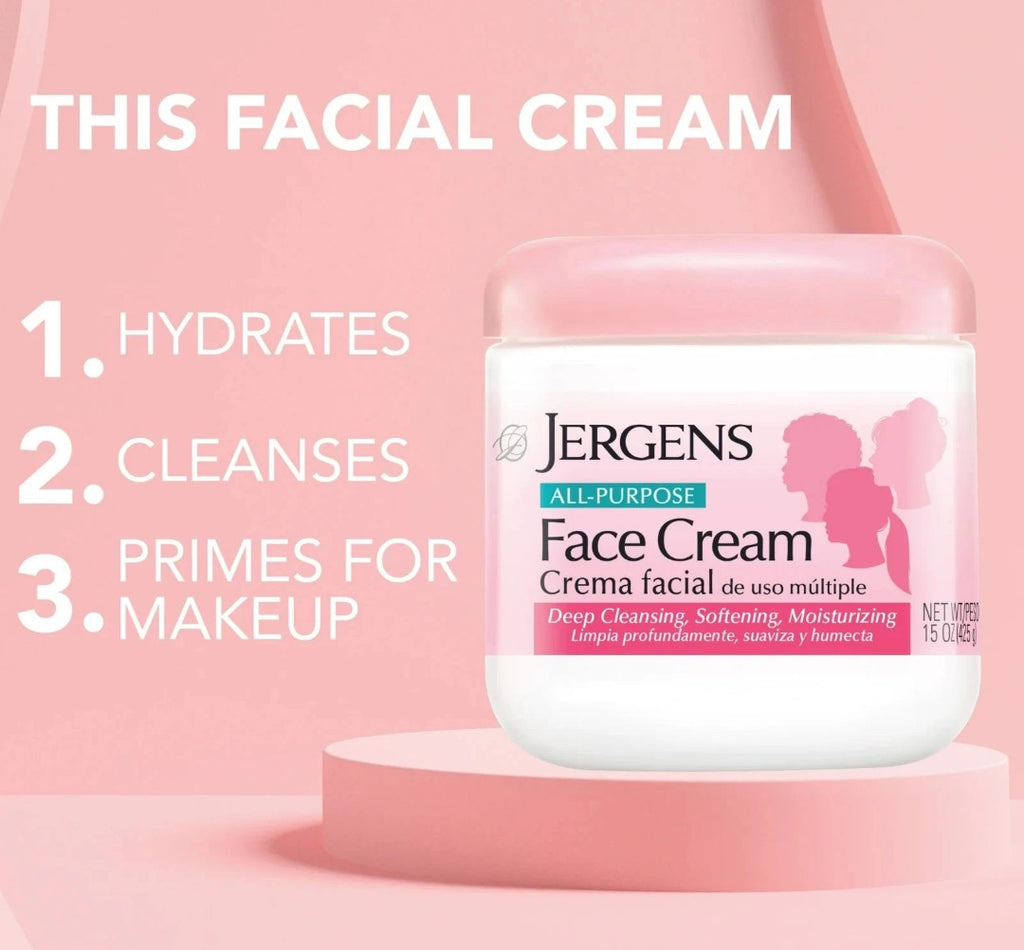 Jergens All-Purpose Face Cream Moisturizer - 15 oz.