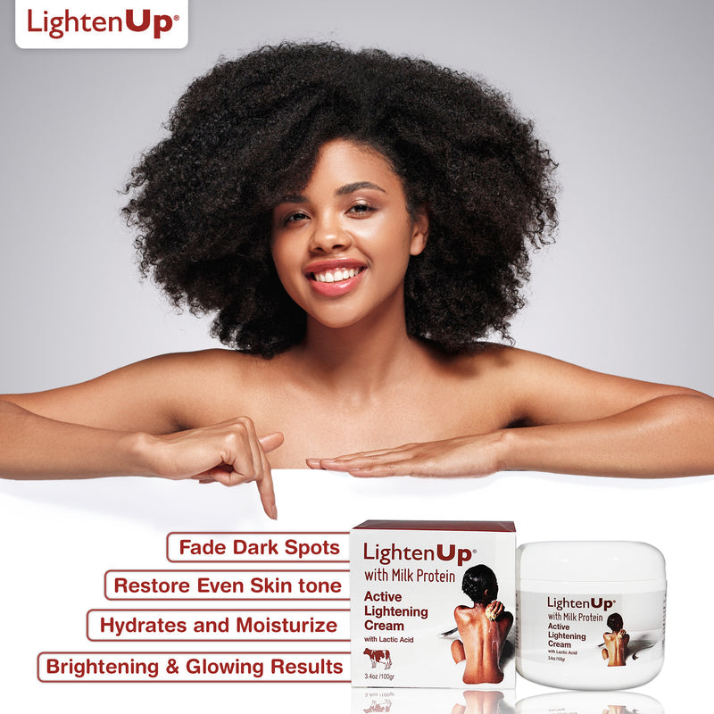 LightenUp with Milk Protein Lactic Acid Active Brightening Cream - 100 / 3.5 Oz