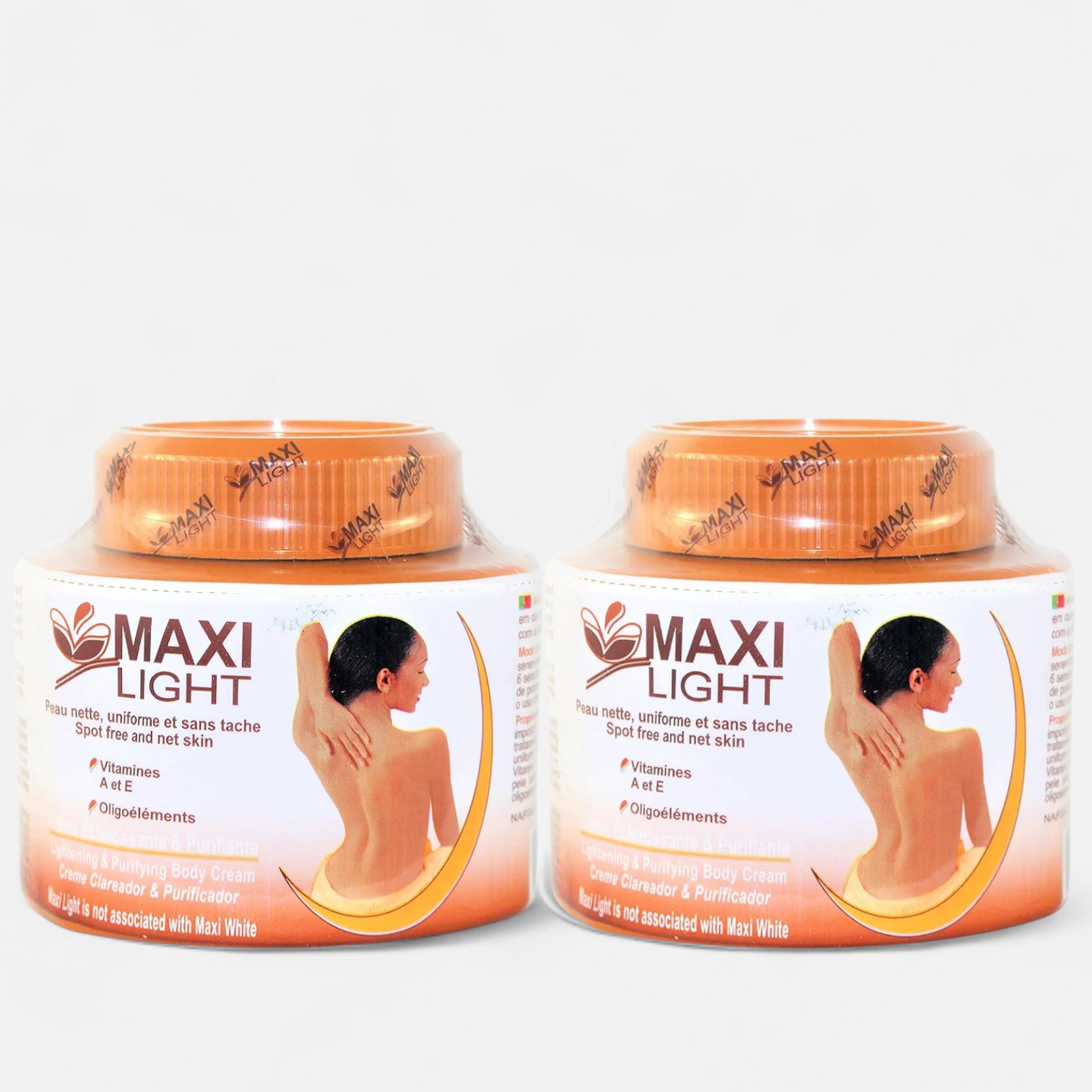 2-PK Maxi Light Lightening & Purifying Body Cream - 540ml