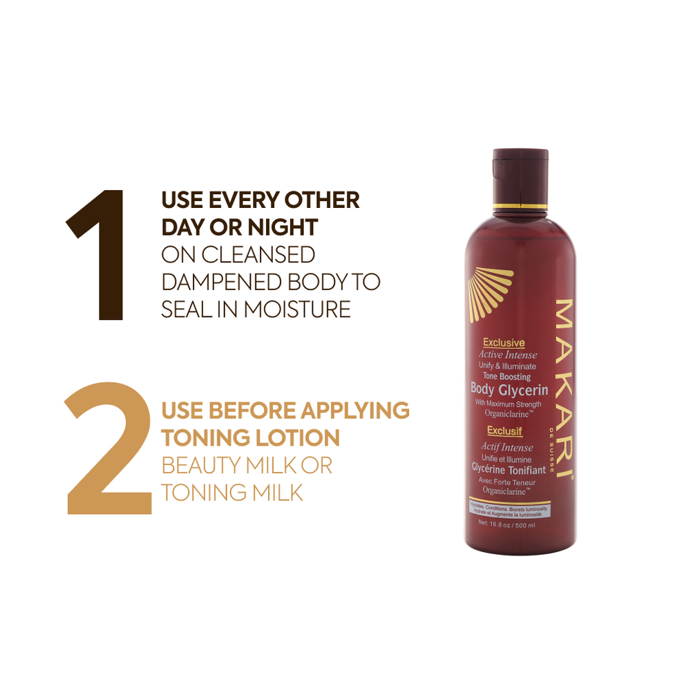 MAKARI EXCLUSIVE TONE BOOSTING BODY GLYCERIN - 500ml