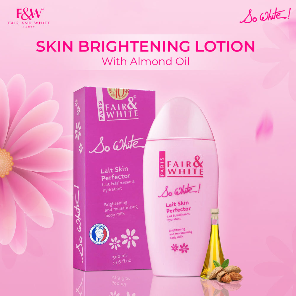 Fair & White So White Skin Perfector Brightening Body Lotion 500ml