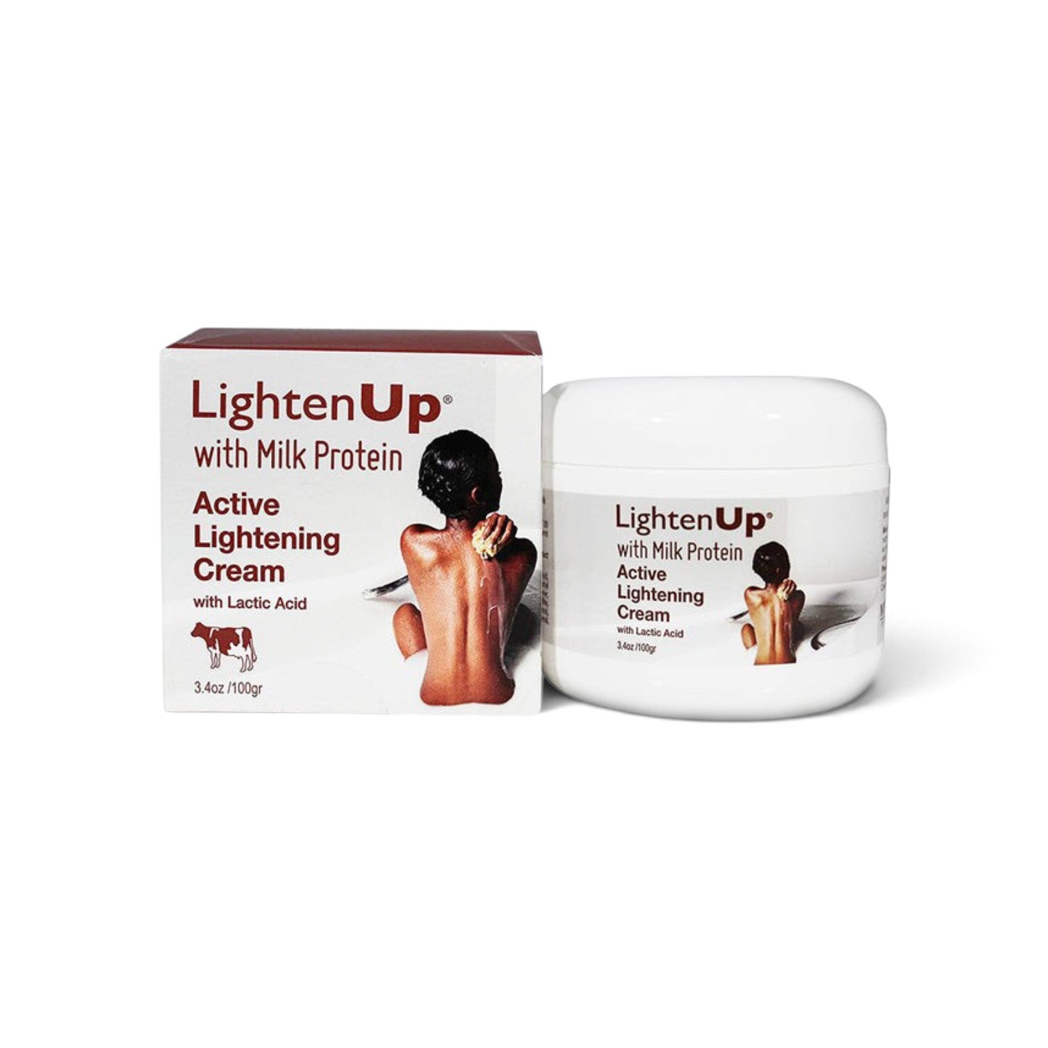 LightenUp with Milk Protein Lactic Acid Active Brightening Cream - 100 / 3.5 Oz
