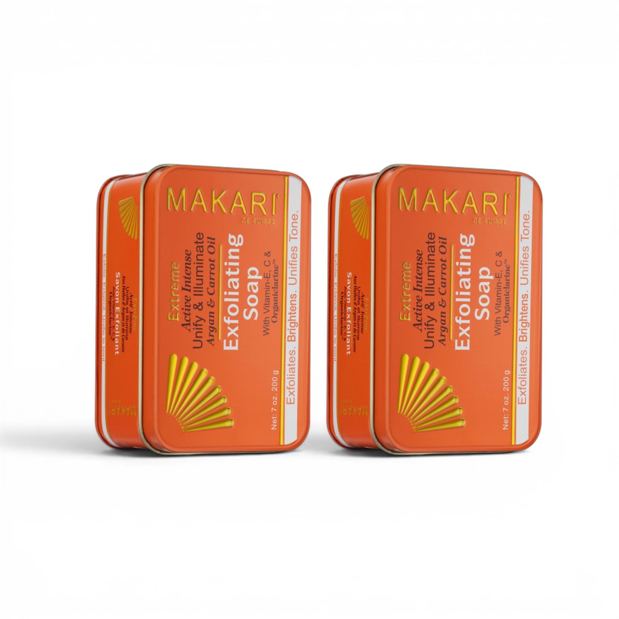 2-PACK MAKARI EXTREME ARGAN & CARROT OIL SOAP