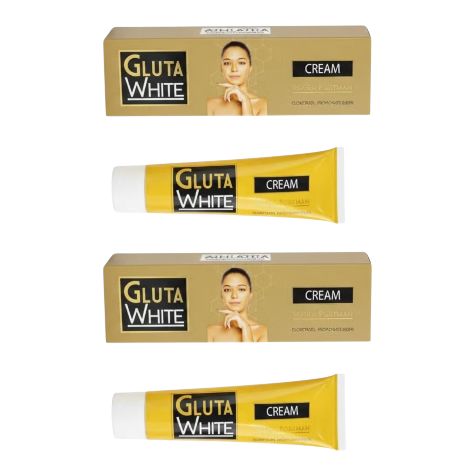 2-PK Gluta White Roger Portman Cream Tubes
