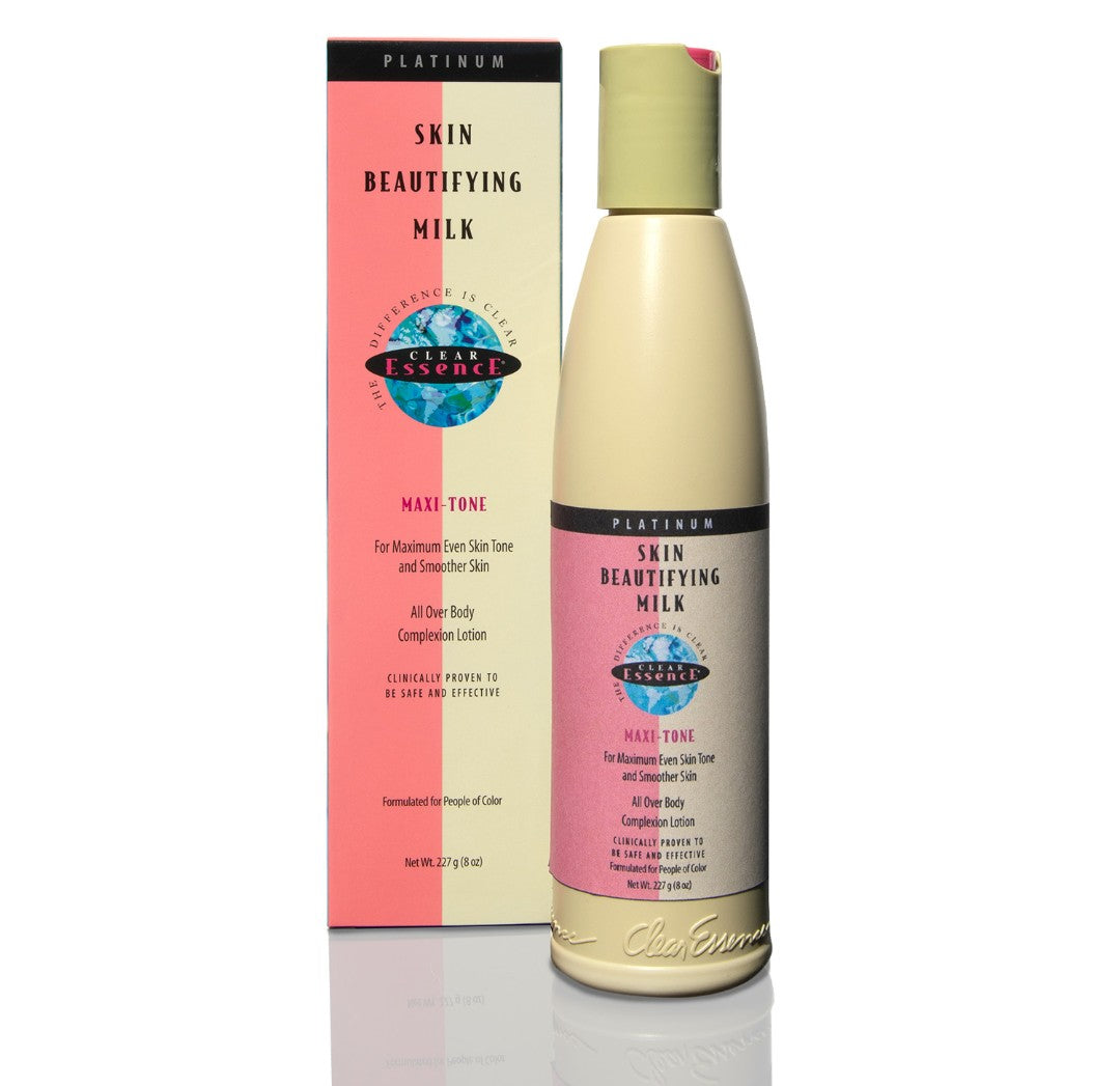 2-PK NEW LOOK Clear Essence Maxi-Tone Skin Beautifying Milk - 8oz.