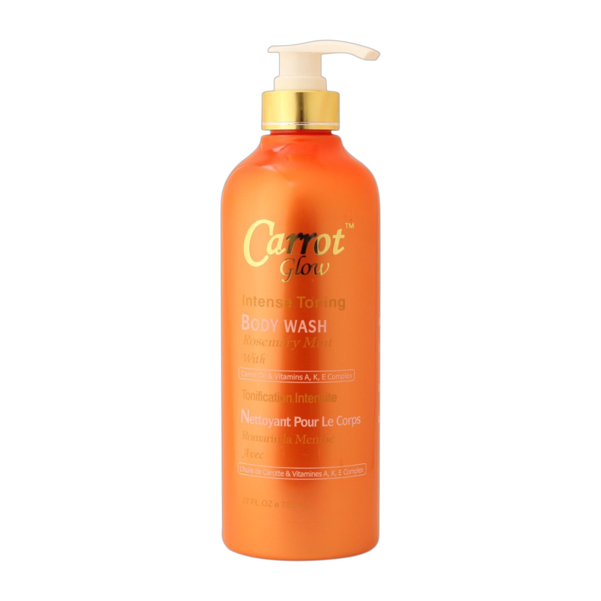 Carrot Glow Intense Toning Body Wash Rosemerry Mint 750ml / 27oz