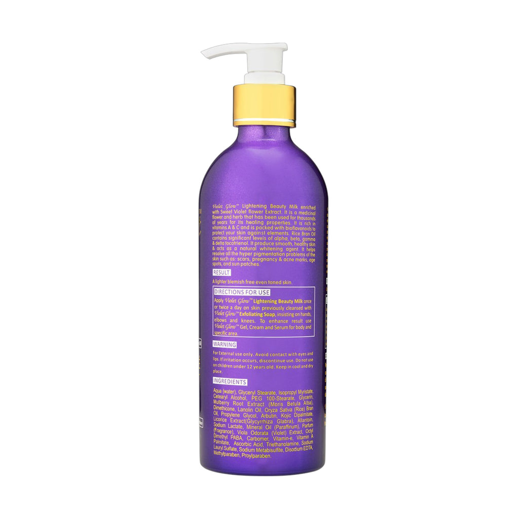 Violet Glow Extensive Lightening Beauty Milk - 16.8oz / 500ml