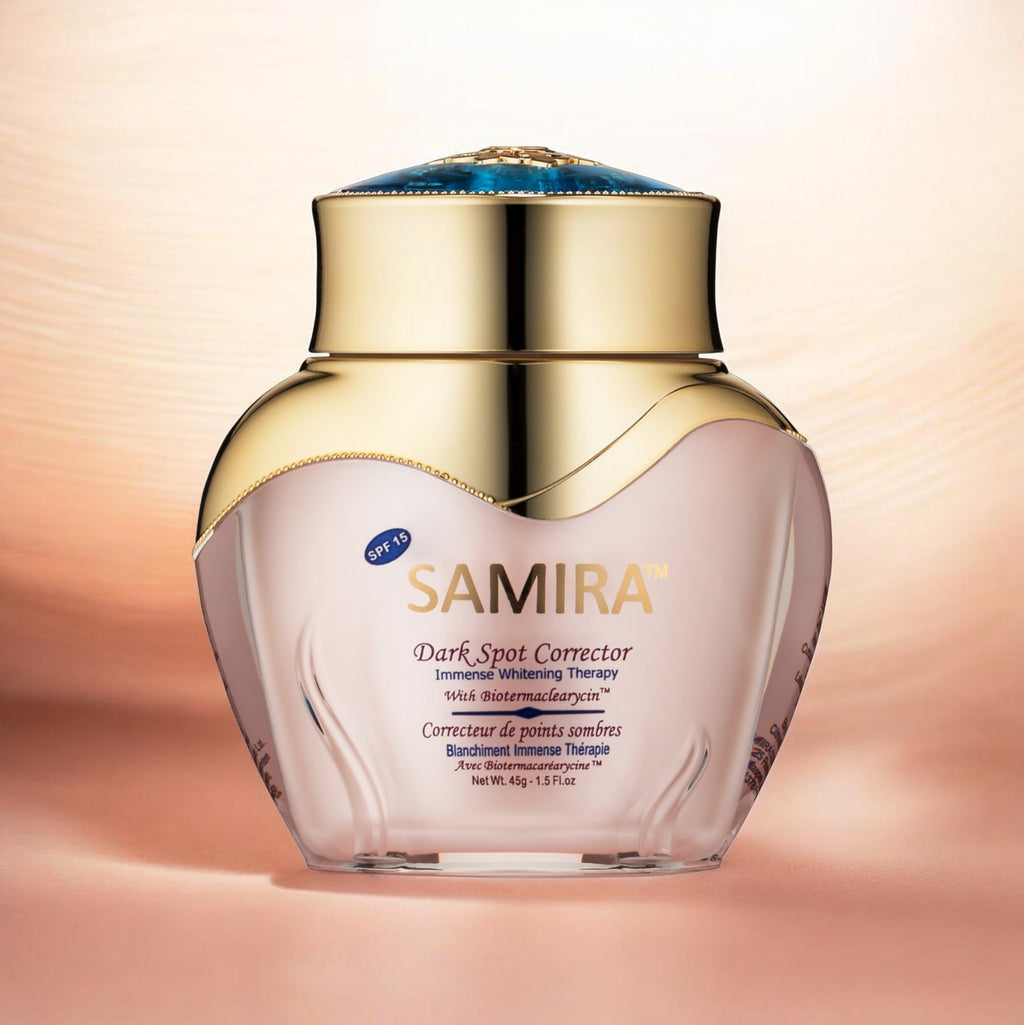 5-Piece Samira Immense Whitening Therapy Toning Milk, Cream, Spot Corrector, Serum & Bar Soap Set