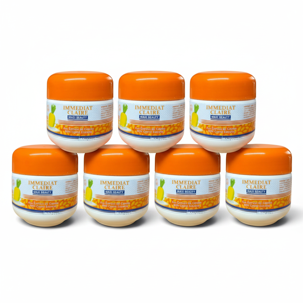 7-Piece Immediate Claire Body Cream Jar 14.07 oz