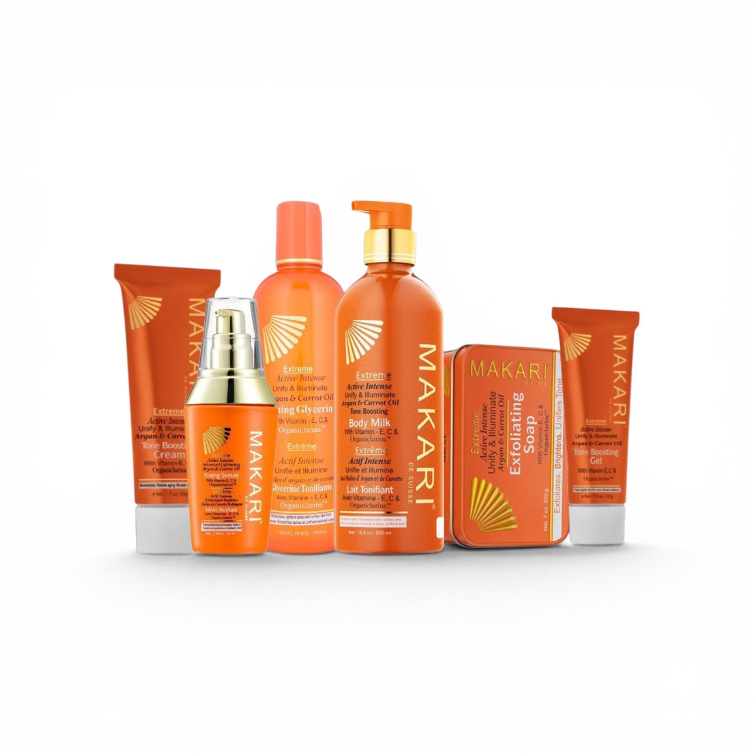 Makari Extreme Active Intense Toning Boosting Beauty Skincare Set