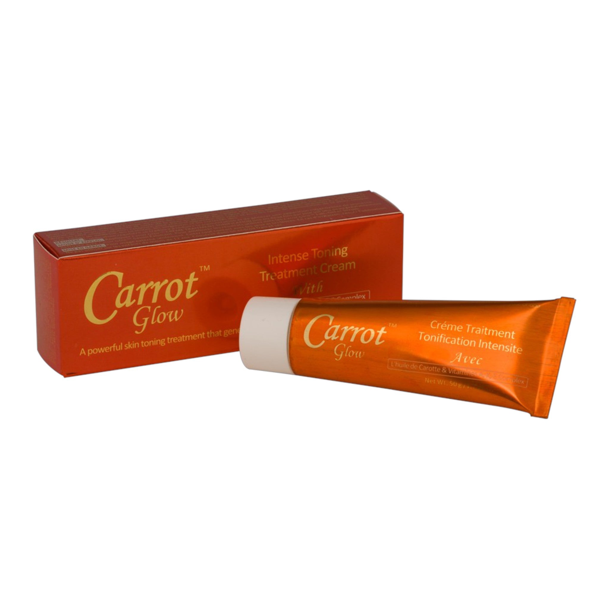 Carrot Glow Intense Toning Treatment Cream Tube 1.7oz / 50g