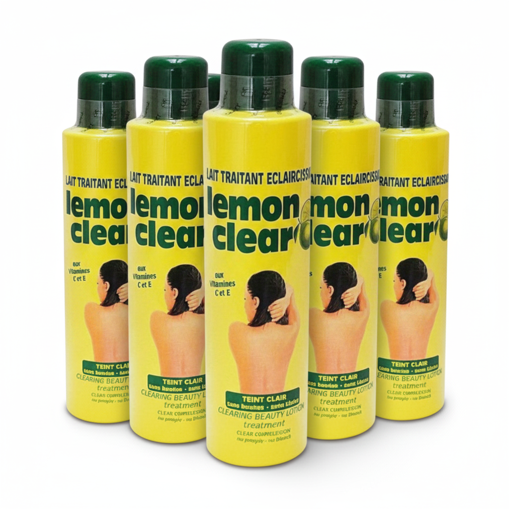 6-Piece Lemon Clear Clarifying Beauty Lotion 500ml