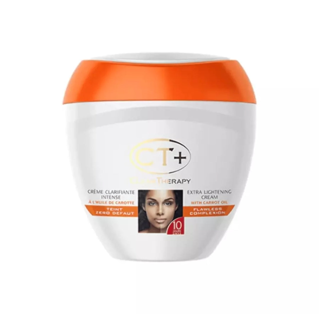 CT+ Intense Extra Lightening Cream With Carrot Oil - 400ml