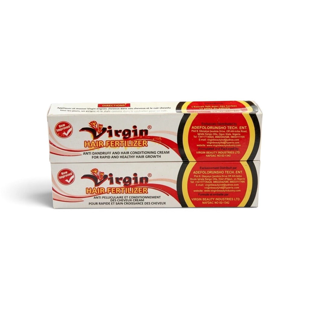 2-Pack Virgin Hair Fertilizer Anti-Dandruff and Hair Conditioning Cream 4 oz.