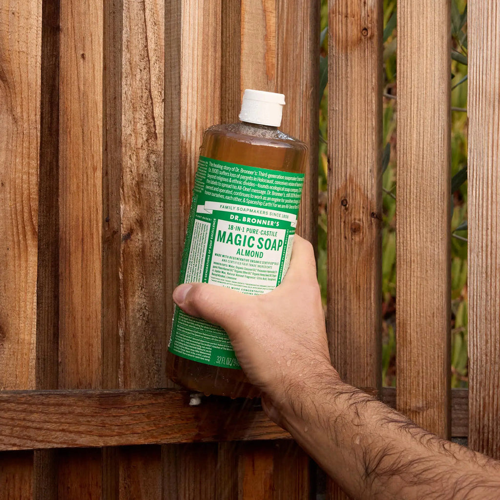Dr Bronner's 18-in-1 Pure-Castile Magic Almond Liquid Soap 32 oz.