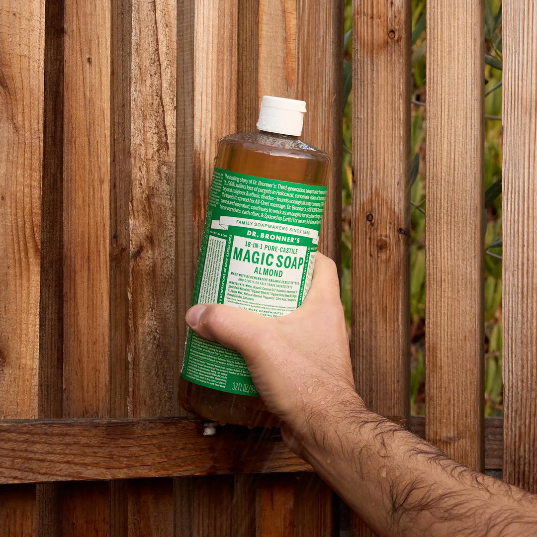 Dr Bronner's 18-in-1 Pure-Castile Magic Almond Liquid Soap 32 oz.