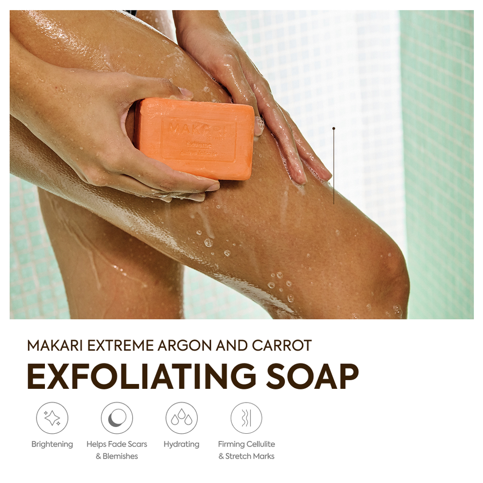 2-PACK MAKARI EXTREME ARGAN & CARROT OIL SOAP