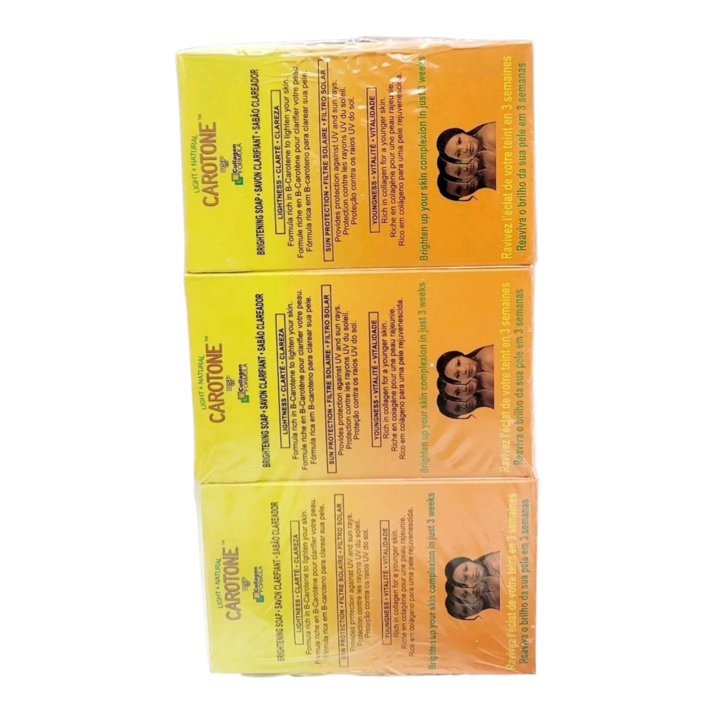 6-PK Carotone Light & Natural Brightening Bar Soap