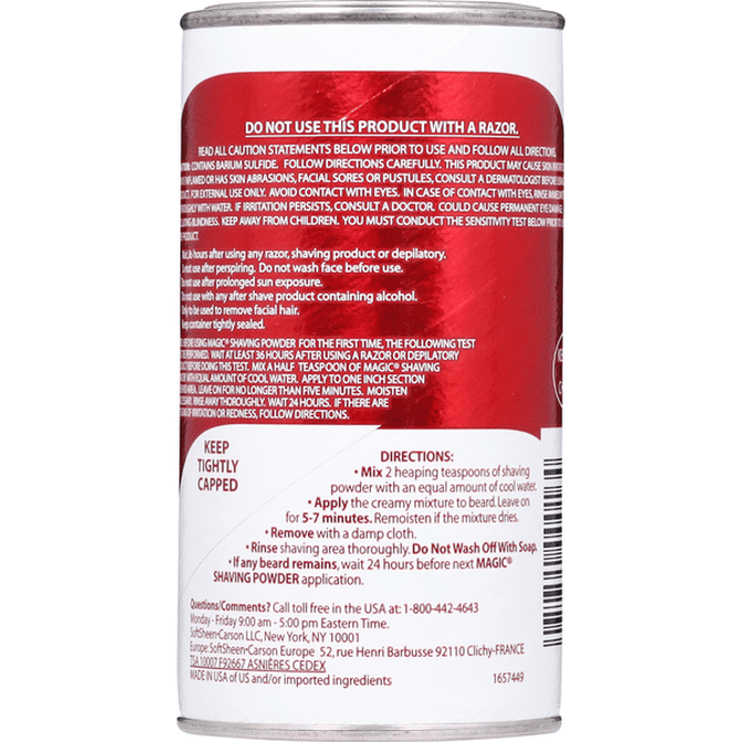 SoftSheen-Carson Magic Shaving Powder Extra Strength - Red | 5oz