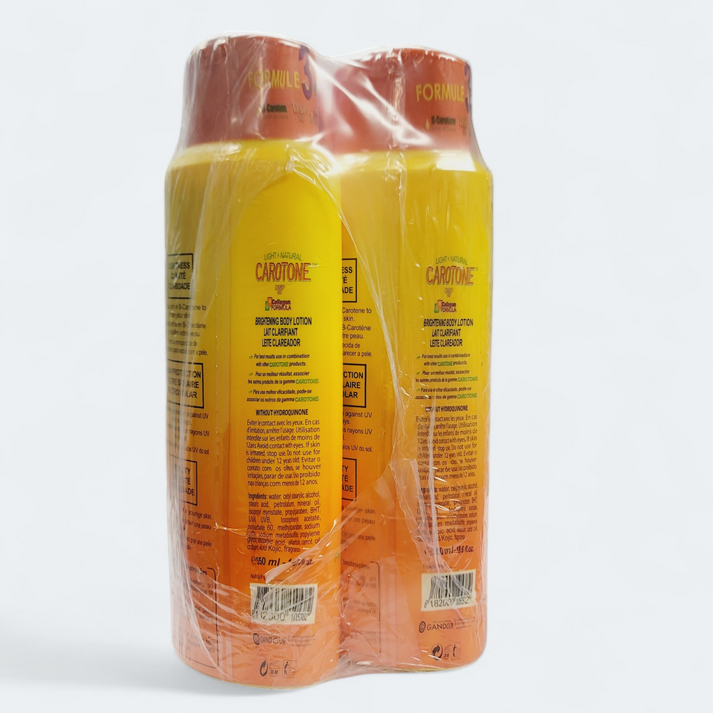 6-PK Carotone Light & Natural Clarifying Lightening Body Lotion - 500ml