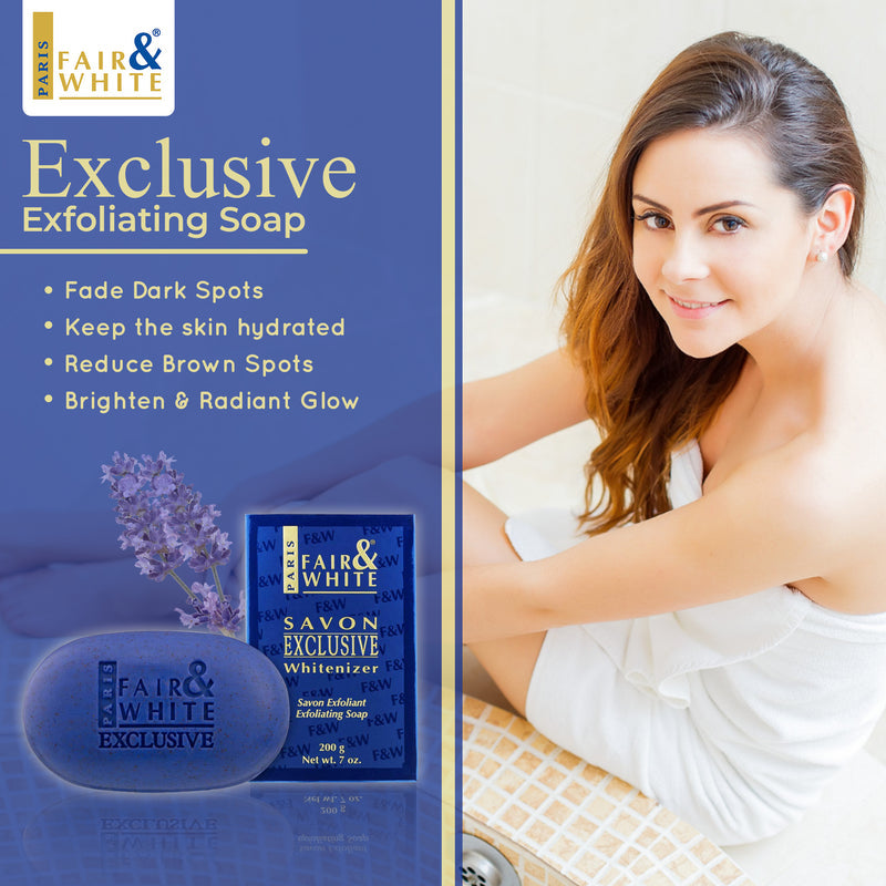 Fair & White Exclusive
Exfoliating Soap 200g