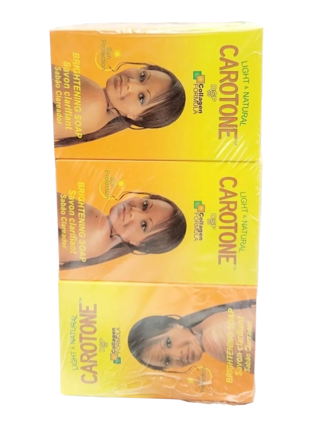 6-PK Carotone Light & Natural Brightening Bar Soap