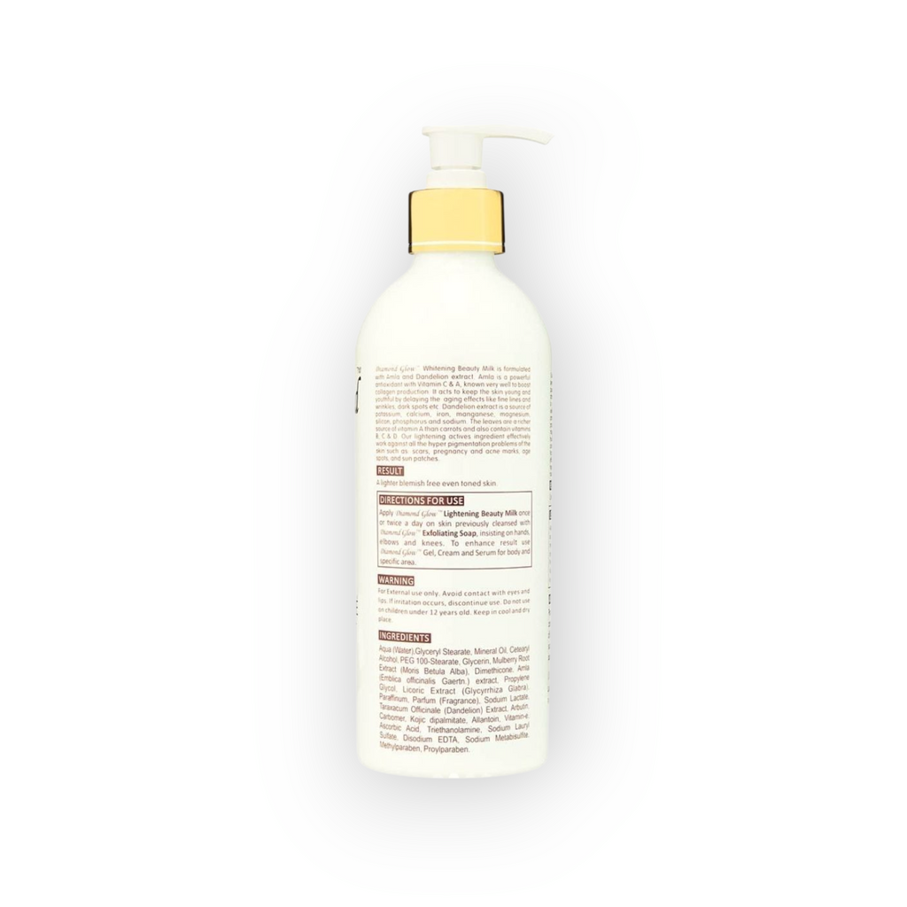 Diamond Glow Elegant whitening Beauty Milk - 500ml
