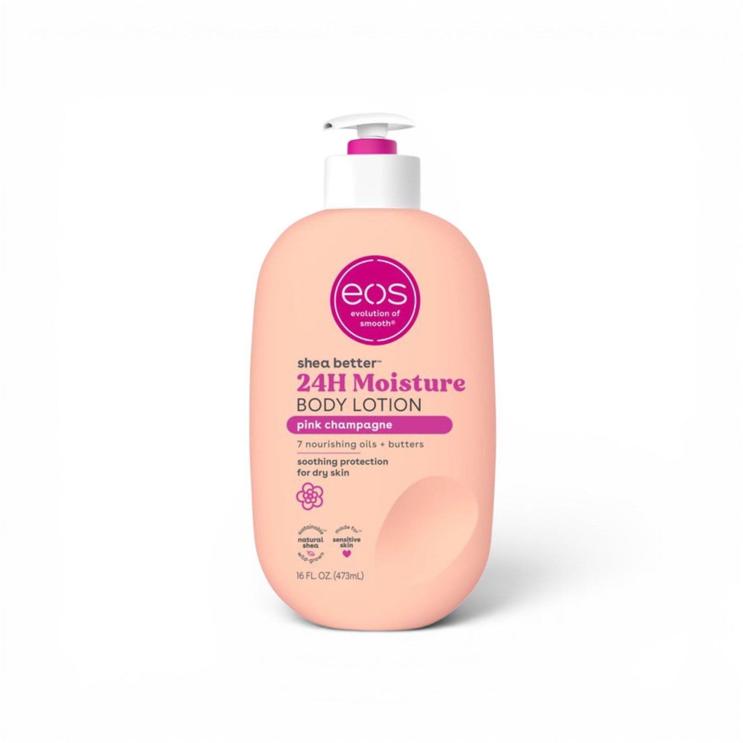 eos SHEA BUTTER 24H MOISTURE BODY LOTION COLLECTION 16 Oz.