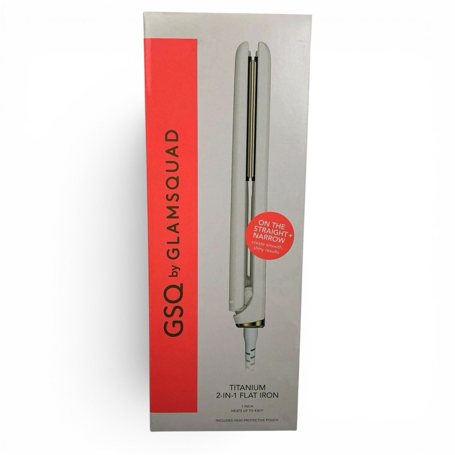 GSQ by Glamsquad Titanium 2-in-1 Flat Iron