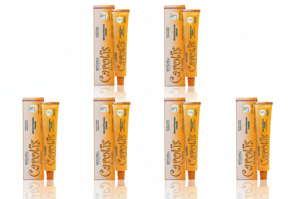 6-PK Carotis Skincare Active Carrot Concentrate Brightening Cream Tube - 1.76 oz