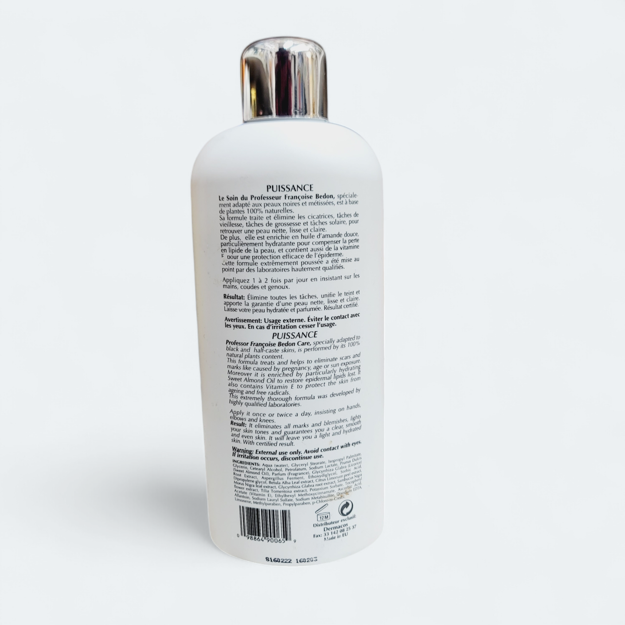 Pr. Francoise Bedon Puissance Lightening Body Lotion 16.8oz / 500ml