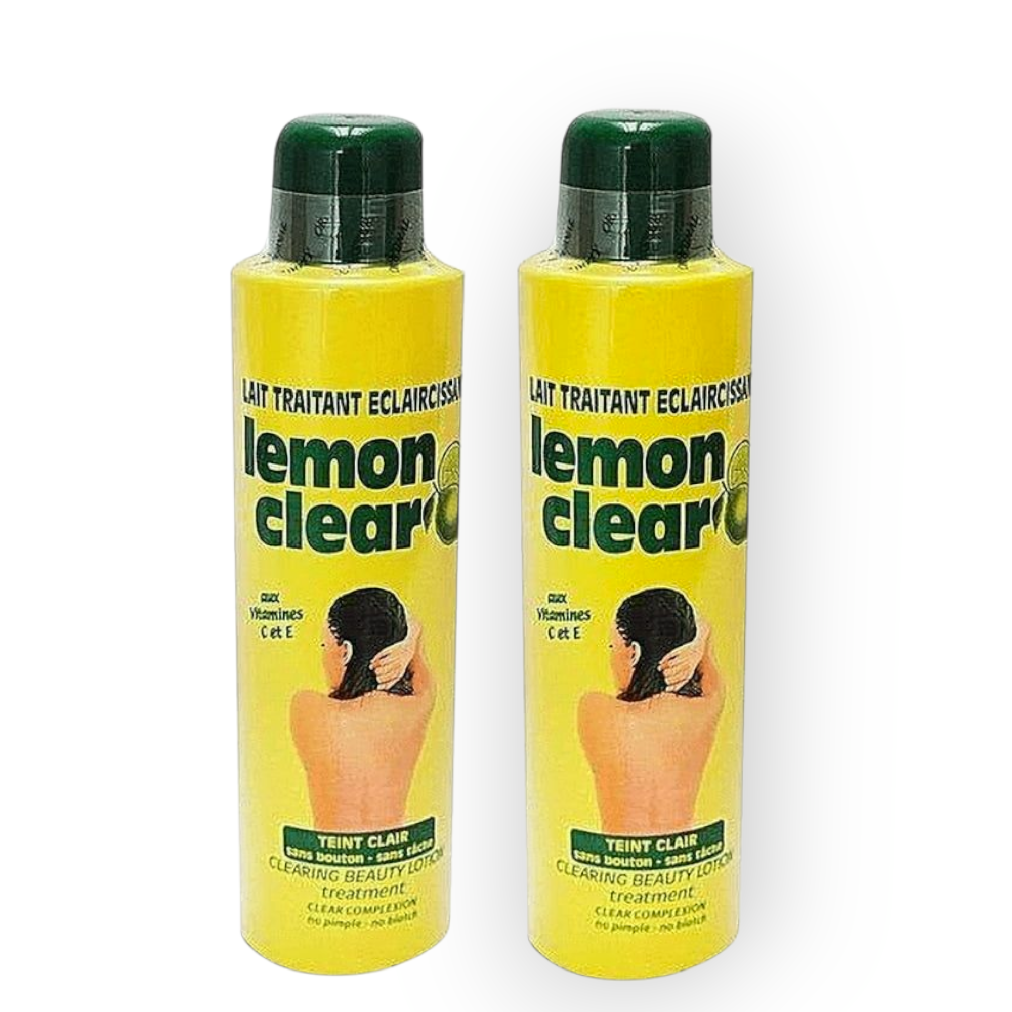 2-Piece Lemon Clear Clarifying Beauty Lotion 500ml