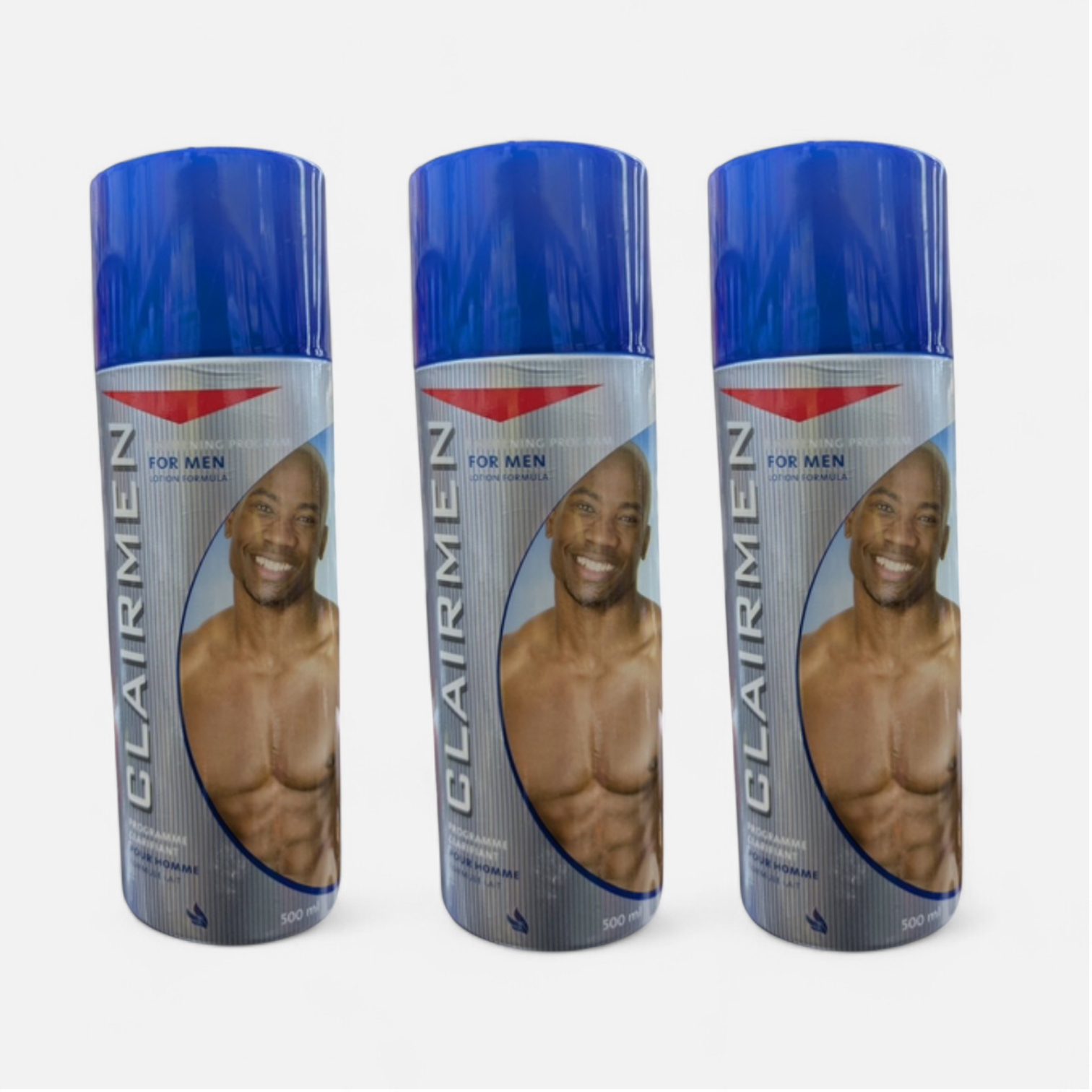 3-PK Clairmen Clarifying Lightening Body Lotion For Men - 500ml