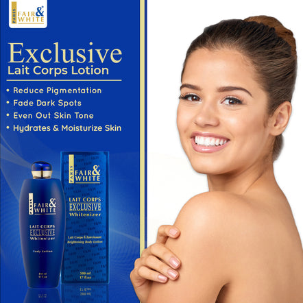 Fair & White Exclusive Brightening Body Lotion 500ml / 17.6 fl oz