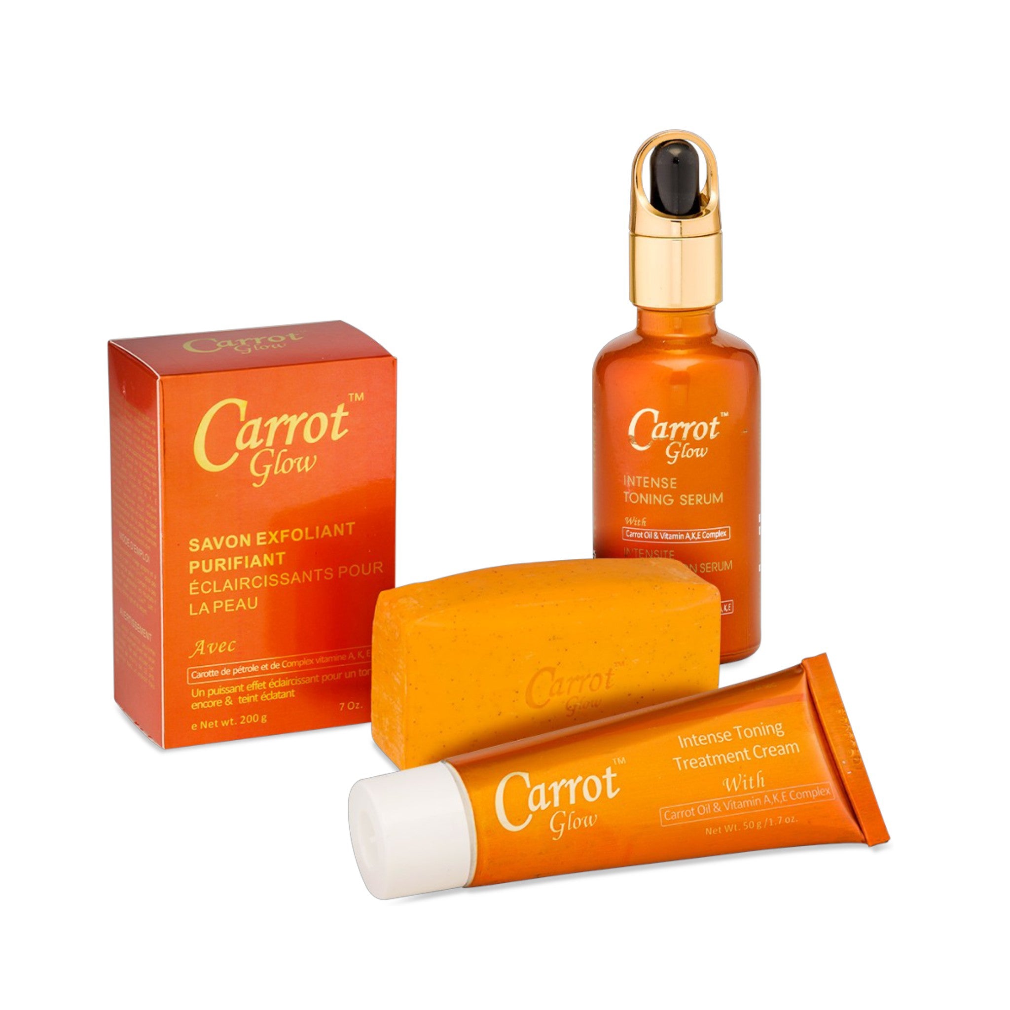 Carrot Glow Face Care Set