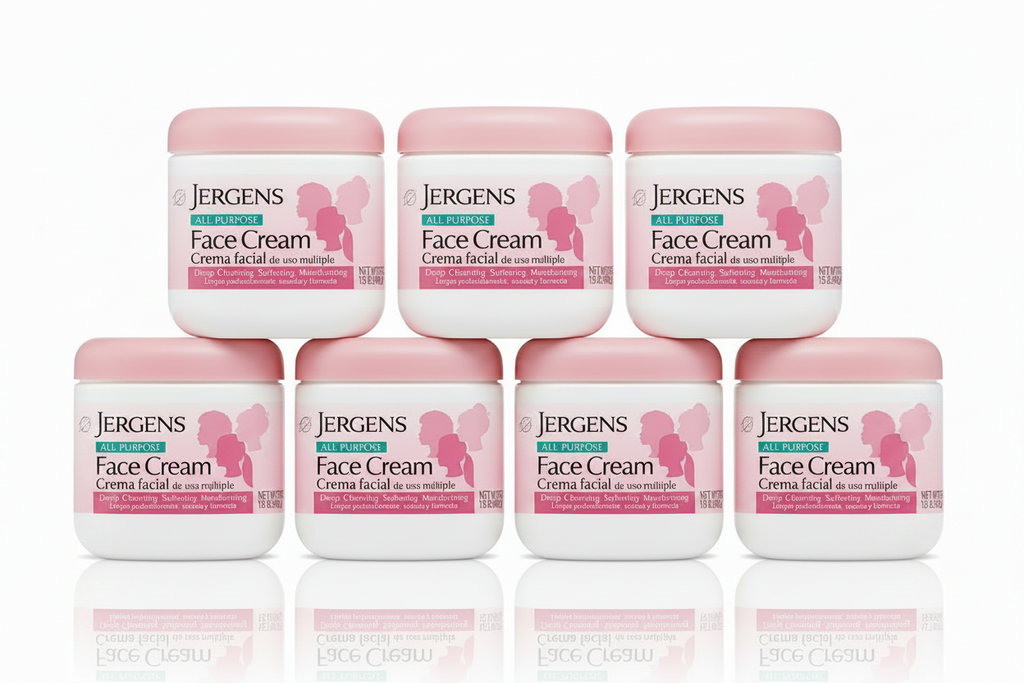 7-Piece Jergens All-Purpose Face Cream Moisturizer - 15oz.