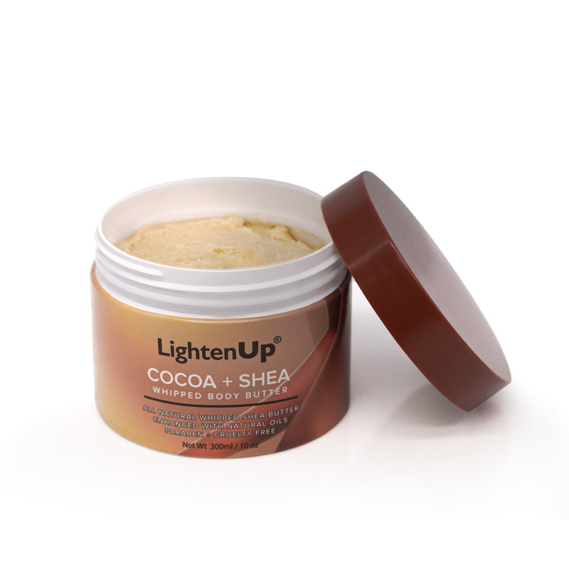 LightenUp Plus Cocoa Shea Body Butter Jar 300ml
