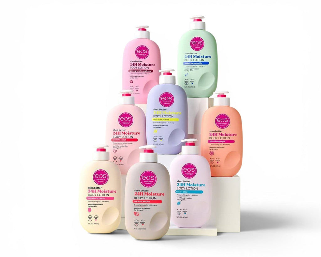 eos SHEA BUTTER 24H MOISTURE BODY LOTION COLLECTION 16 Oz.