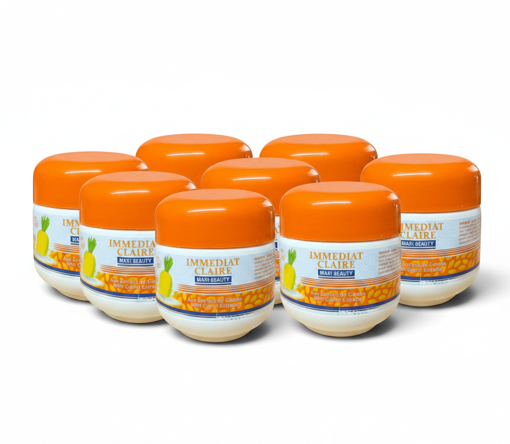 8-Piece Immediate Claire Body Cream Jar 14.07 oz