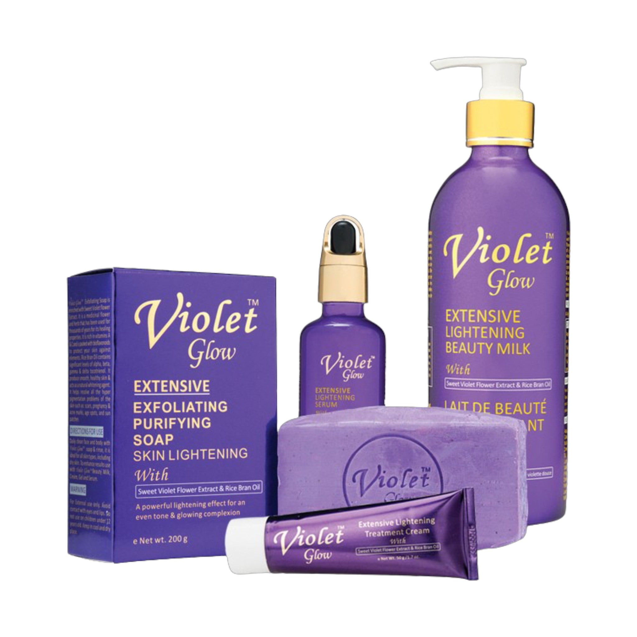 Violet Glow Face & Body Set
