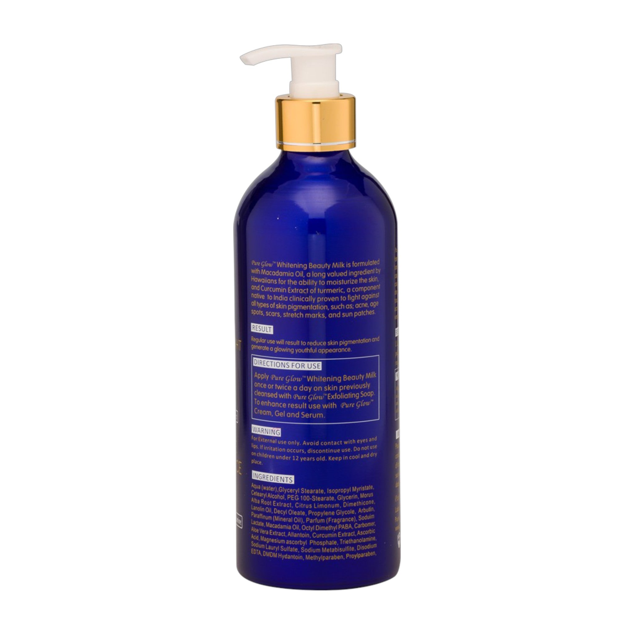 Pure Glow Maximum Strength Whitening Beauty Milk - 16.8oz / 500ml