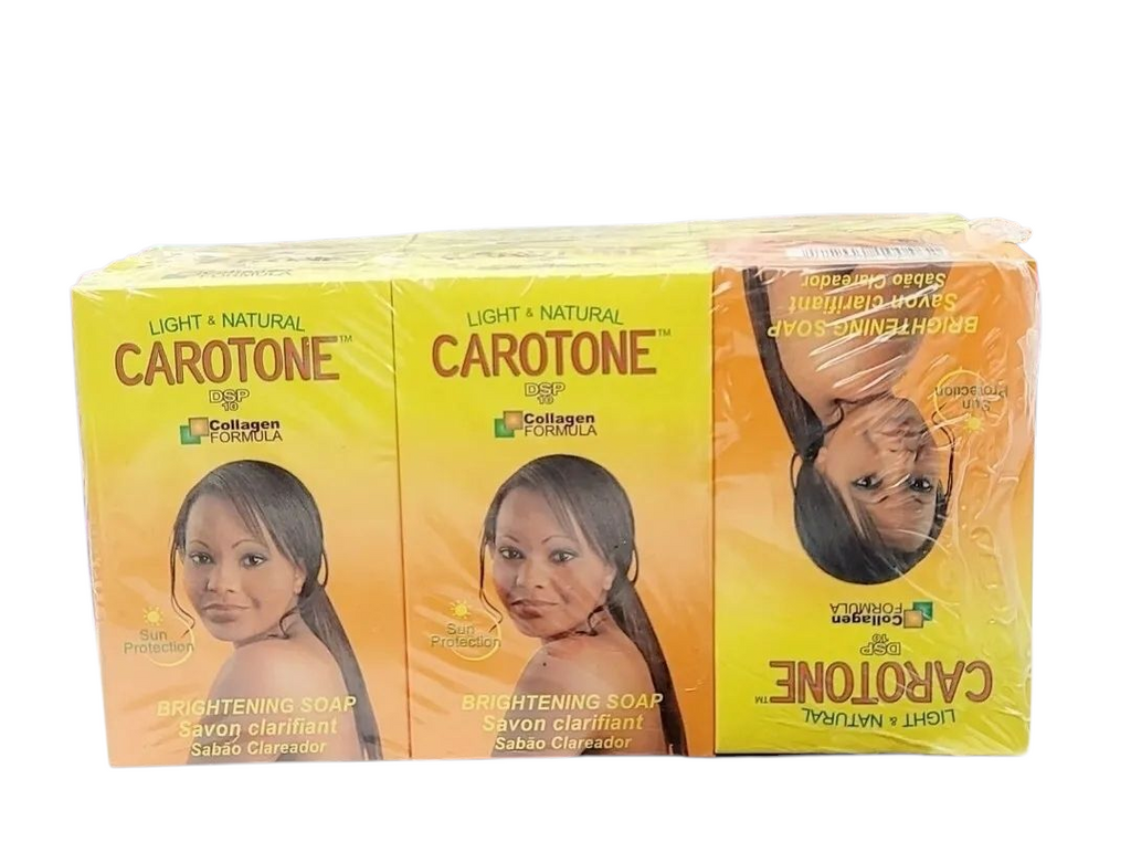 6-PK Carotone Light & Natural Brightening Bar Soap