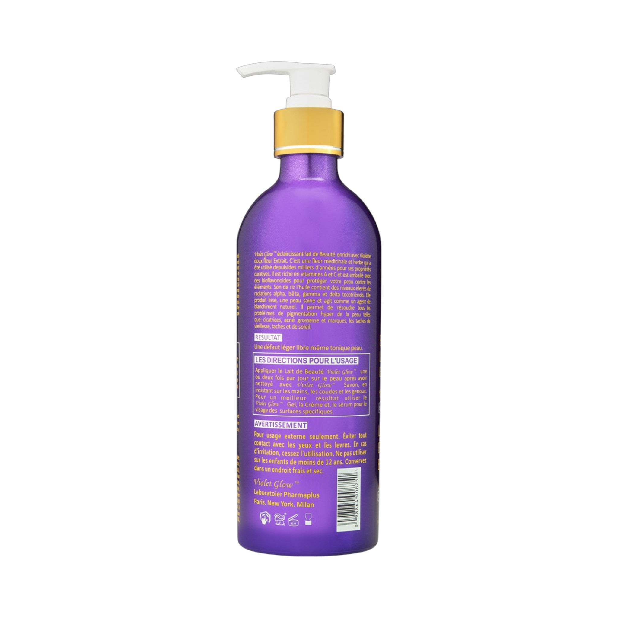 Violet Glow Extensive Lightening Beauty Milk - 16.8oz / 500ml