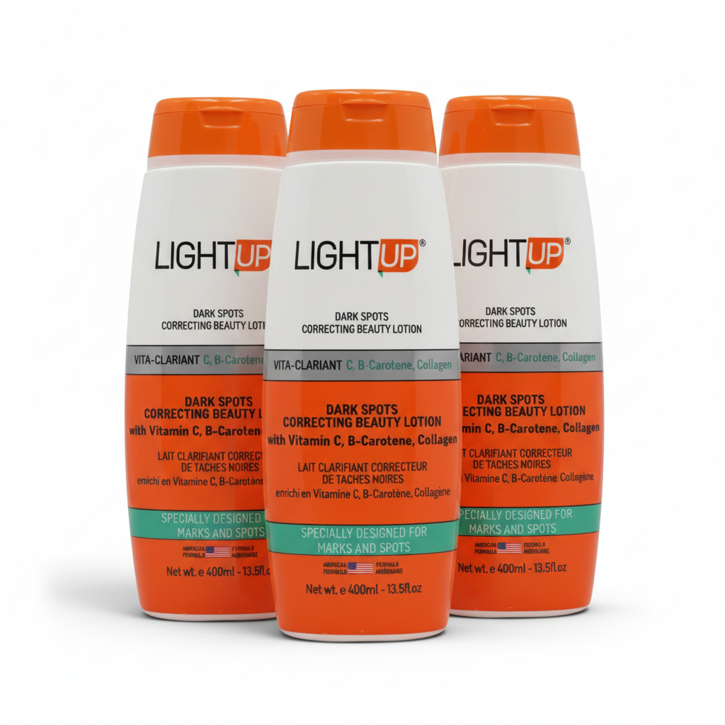 3-PIECE LIGHTUP DARK SPOTS CORRECTING LOTION 400ml