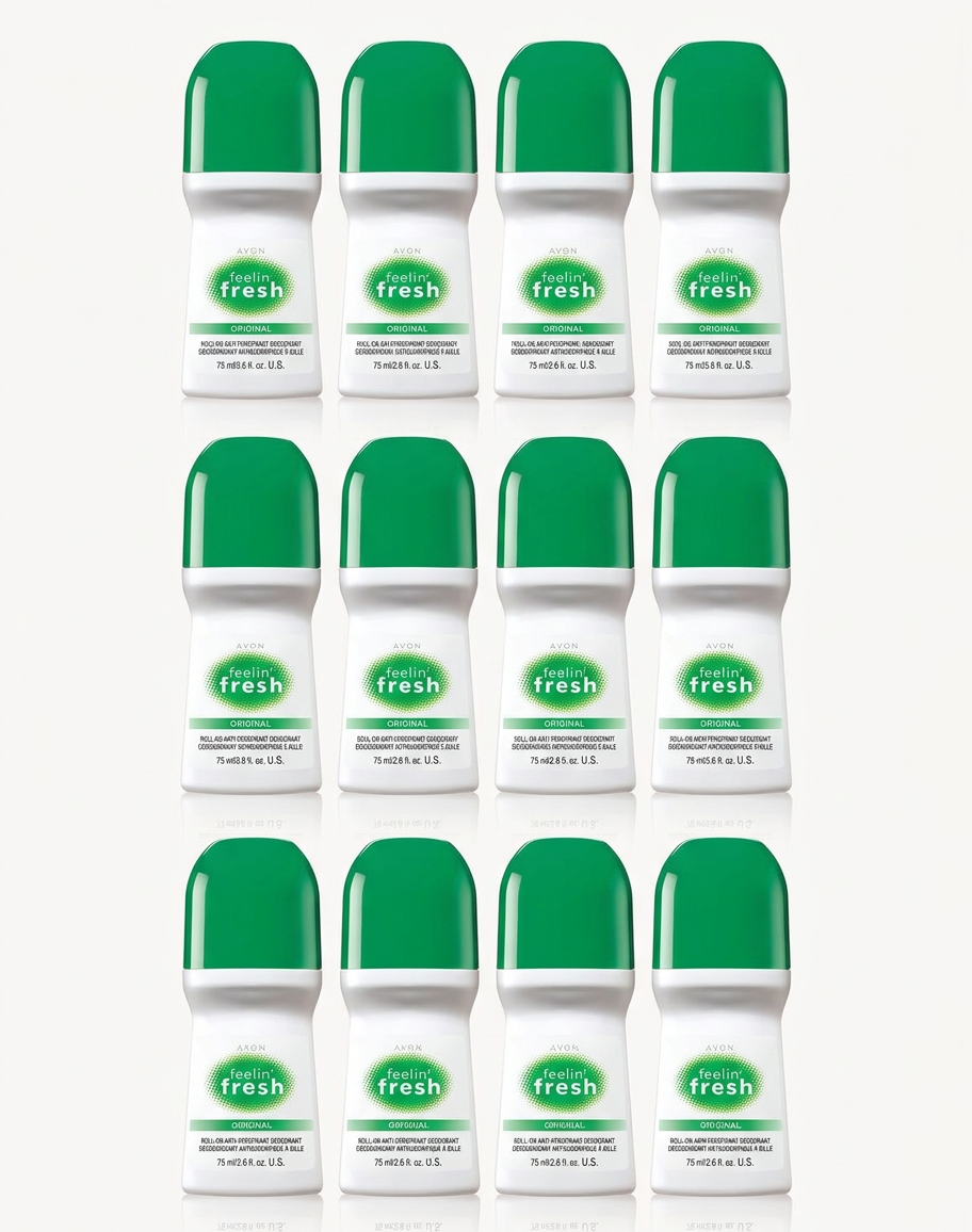Avon Feelin' Fresh Original Roll-On Antiperspirant Deodorant 2.6 Oz.