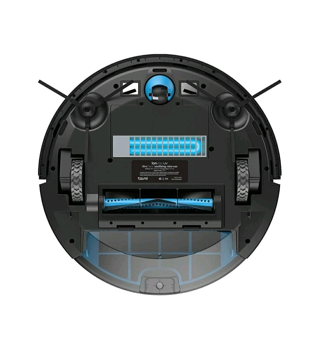 Tzumi - ionvacUV UltraClean Robovac With Smart Mapping and Sanitizing UV Light - Black