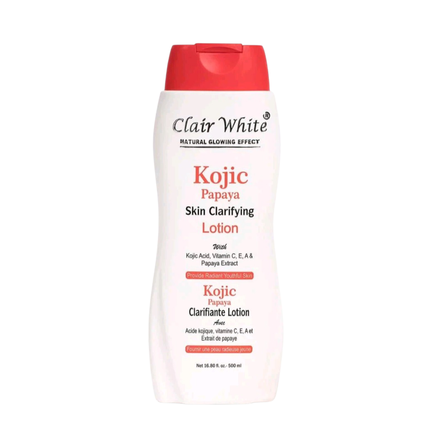 Clair White Kojic Papaya Skin Lightening Body Lotion - 500ml