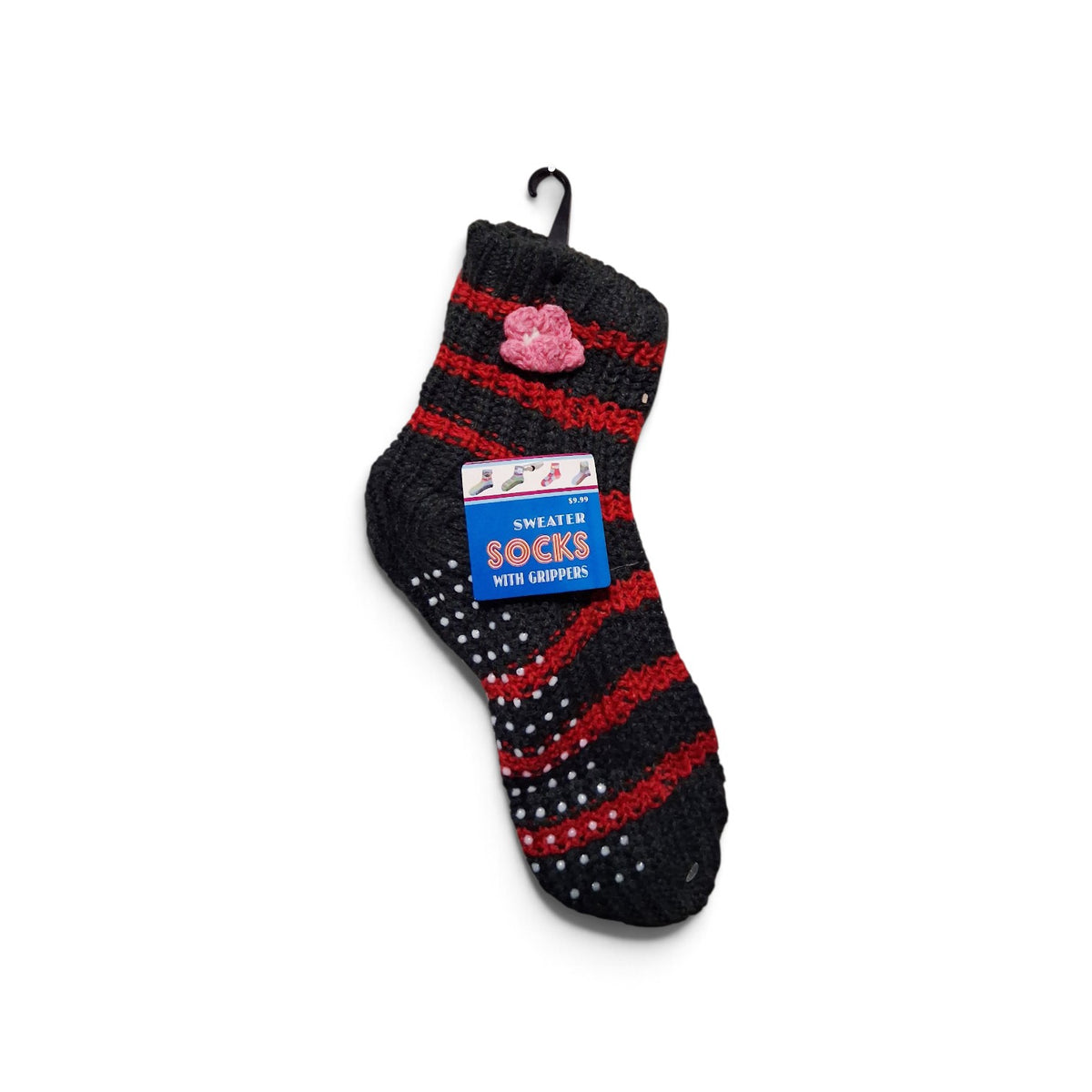 SWEATER SOCKS WITH GRIPPERS |  SIZE / 9-11