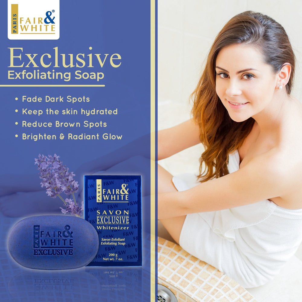 Fair & White Exclusive Exfoliating Soap 200g